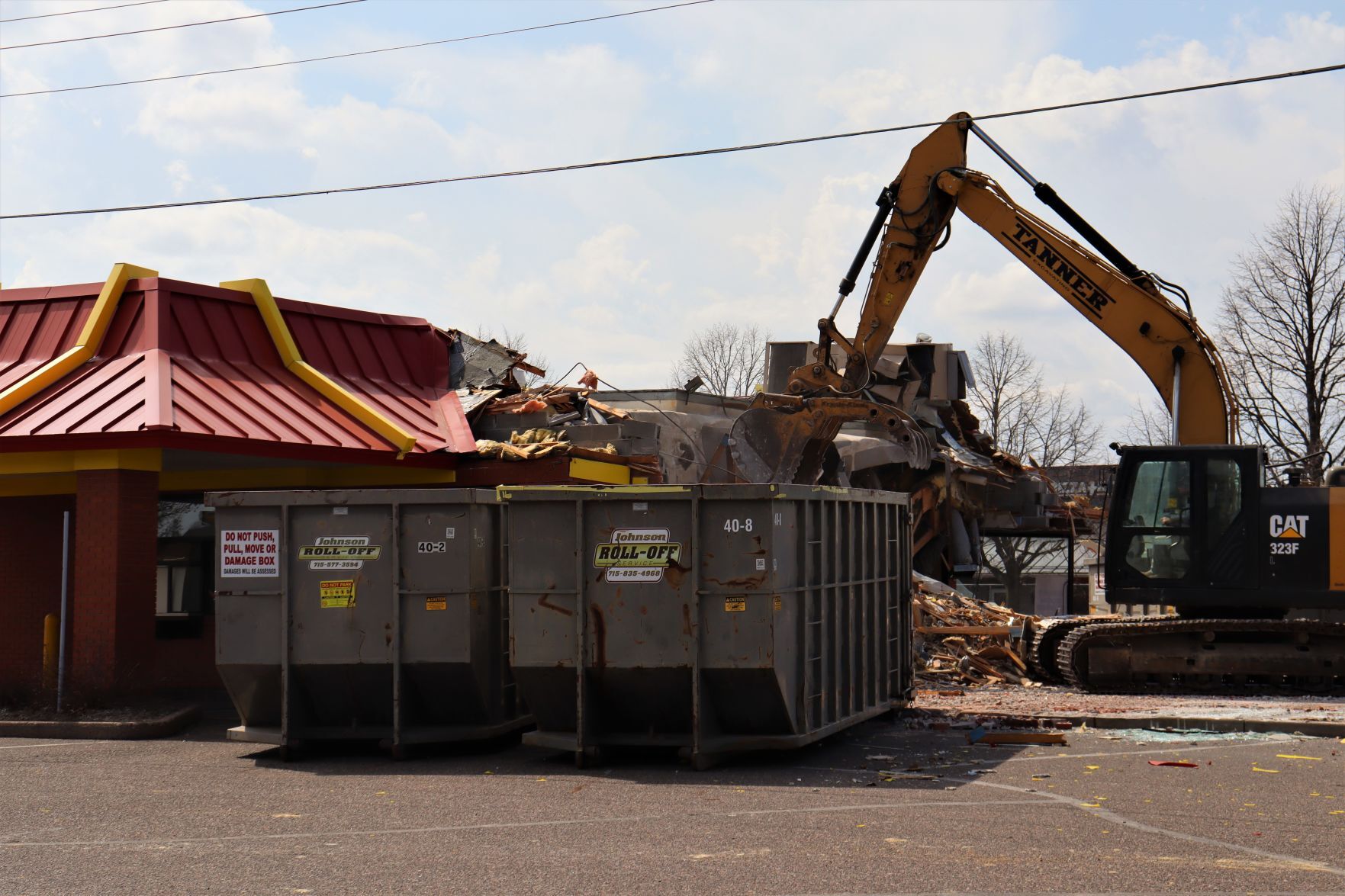 Chippewa Falls McDonald's Demolition